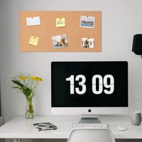 Rolă de avizier din plută autoadezivă origreen 40x60 cm, grosime 3 mm, pentru perete, potrivită pentru birou, bucătărie, acasă, proiecte DIY, postere și notițe 4