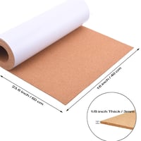 Rolă de avizier din plută autoadezivă origreen 40x60 cm, grosime 3 mm, pentru perete, potrivită pentru birou, bucătărie, acasă, proiecte DIY, postere și notițe 2