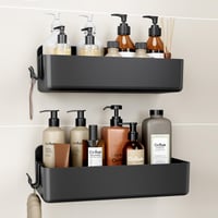 Fürdőszobaújító csomag: zuhanysín + kapaszkodó + 24 db csempematrica + WC-papírtartó + 2 db polc 6