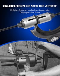 Orion Motor Tech kerékcsapágy lehúzó és beütő készlet - 27 részes 2