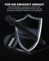 Orion Motor Tech 3 ágú csapágyhúzó készlet 75 100 150 mm külső belső, fém lehúzó járműkerekekhez, golyóscsapágyhoz 7