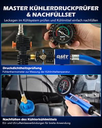 Orion Motor Tech 31 részes hűtőrendszer nyomáspróba készlet teszteléshez és töltéshez 2