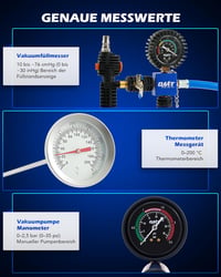 Orion Motor Tech 31 részes hűtőrendszer nyomáspróba készlet teszteléshez és töltéshez 6