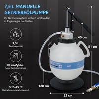 Orion Motor Tech 7.5L Váltóolaj Töltő Szivattyú ATF Csere Készlet Fogaskerék Olaj Extraktort 4