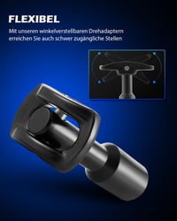Orion Motor Tech Kerékcsapágy Kihúzó Készlet - 8 Részes Csúszókalapácsos Szerszám Autó Kerékagyakhoz, Tengelyekhez, Olajszigetelésekhez, 3 A 6