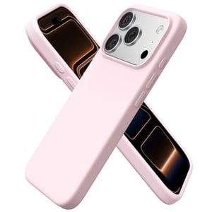 ORNARTO iPhone 17 Pro silikonska maska 6,3 inča - ružičasta, fleksibilna zaštitna maska, tanka i izdržljiva maska za telefon