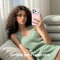 Silikónový kryt ORNARTO pre iPhone 17 Pro 6,3 palca - Ružový, flexibilný ochranný obal, tenké a odolné puzdro na telefón 6