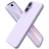 Silikónový kryt ORNARTO na iPhone 17, 6,3 palca, tenký ochranný kryt z tekutého silikónu, odolný proti poškriabaniu a nárazom, levanduľový 1