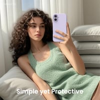Silikónový kryt ORNARTO na iPhone 17, 6,3 palca, tenký ochranný kryt z tekutého silikónu, odolný proti poškriabaniu a nárazom, levanduľový 6