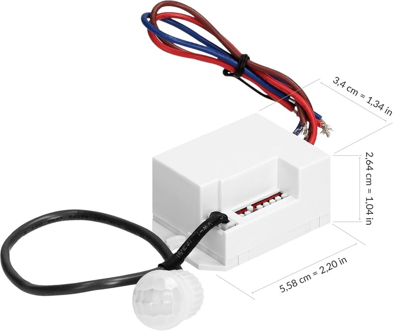 ORNO OR-CR-211 Mini Mozgásérzékelő 360° LED-hez 12-24V Fényerő és Időzítés Szabályozás