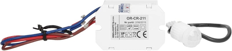 ORNO OR-CR-211 Mini Mozgásérzékelő 360° LED-hez 12-24V Fényerő és Időzítés Szabályozás
