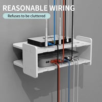 Orrdiffi WiFi Router Tárolódoboz Falra Szerelhető Fehér Szekrény 2