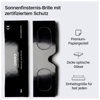 ORRO okuliare na zatmenie slnka 45 mm čierne 2/6/12 ks, nositeľné cez dioptrické okuliare, certifikované slnečné okuliare CE EN ISO 12312-2:2015 9