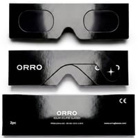 ORRO okuliare na zatmenie slnka 45 mm čierne 2/6/12 ks, nositeľné cez dioptrické okuliare, certifikované slnečné okuliare CE EN ISO 12312-2:2015 1