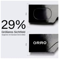 ORRO okuliare na zatmenie slnka 45 mm čierne 2/6/12 ks, nositeľné cez dioptrické okuliare, certifikované slnečné okuliare CE EN ISO 12312-2:2015 3