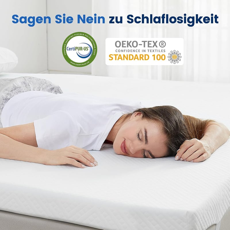 Orshinal Memory Foam Matractopper 160x200 cm, 7,5 cm magas, levehető
