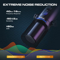 USB/XLR mikrofón Ortizan s ramenom, funkciou stlmenia a monitorovaním 2