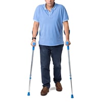 Ortones podesive aluminijske štake, do 125 kg, 2 kom. - plave 1