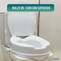 OrtoPrime povišica za WC školjku s poklopcem i bočnim sigurnosnim pričvršćivanjem - 10 cm 3