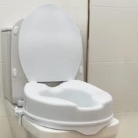 OrtoPrime povišica za WC školjku s poklopcem i bočnim sigurnosnim pričvršćivanjem - 10 cm 1