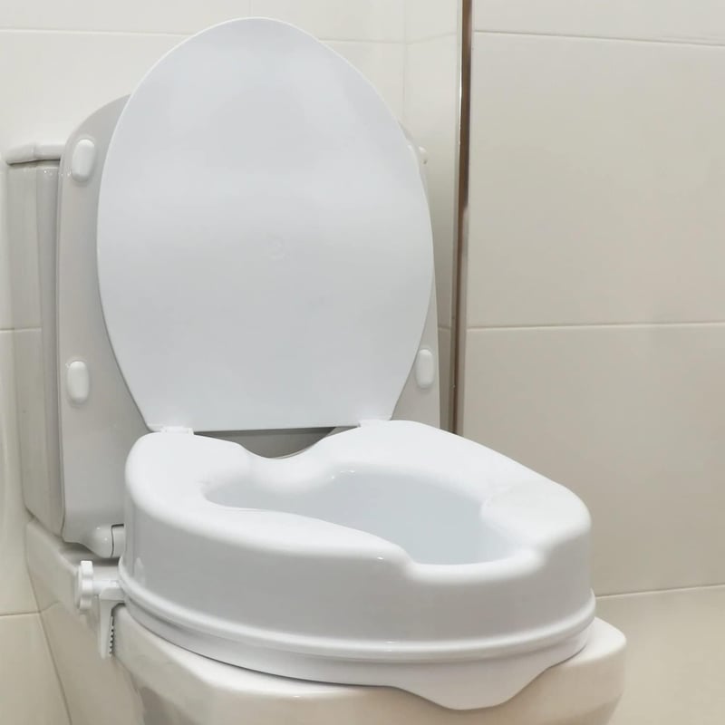 OrtoPrime povišica za WC školjku s poklopcem i bočnim sigurnosnim pričvršćivanjem - 10 cm