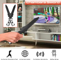 Orzly Nintendo Switch Kiegészítő Csomag - Teniszütő, Golfütő, Chambara Kard, Lábpánt és Joy-Con Markolat Hordtáskával - Fekete 3