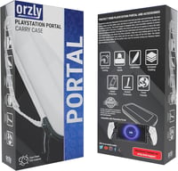 Orzly PlayStation Portal táska PS5 konzolhoz, fehér/fekete utazási tok 2