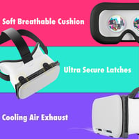 Orzly VR Headset Nintendo Switch és OLED Konzolhoz - Állítható Lencsés Virtuális Játékélmény - Labo VR Kompatibilis - Fehér Ajándékdobozos K 3
