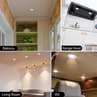 OSALADI LED Páraelszívó Lámpa Meleg Fehér 2db Konyhai Világítás 4