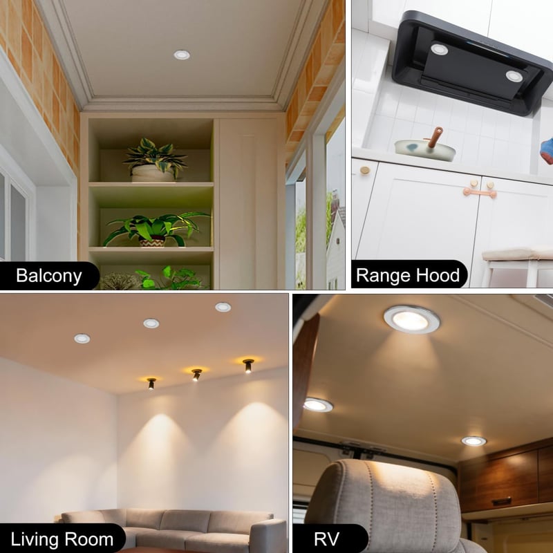 OSALADI LED Páraelszívó Lámpa Meleg Fehér 2db Konyhai Világítás