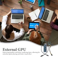 OSALADI PCIe külső GPU bővítő kártya laptophoz USB csatlakozással 3