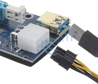 OSALADI PCIe külső GPU bővítő kártya laptophoz USB csatlakozással 9