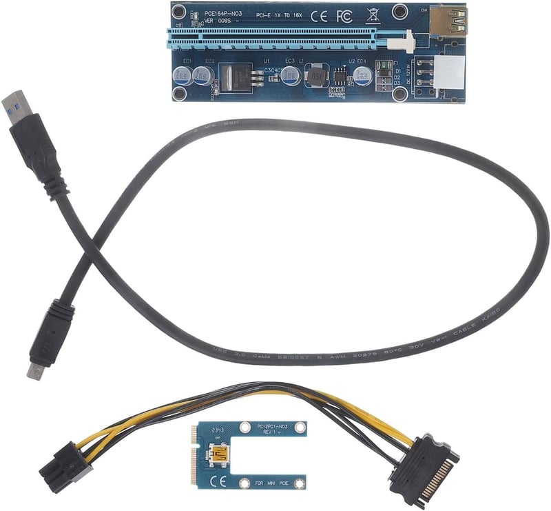 OSALADI PCIe külső GPU bővítő kártya laptophoz USB csatlakozással
