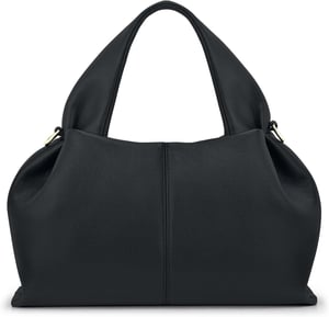 oscaurt Ženska Srednje Velika Torba - PU Kožna Torba za Rame i Crossbody Torba, Ručna Torba u Obliku Oblaka s Odvojivim Remenom, Crna
