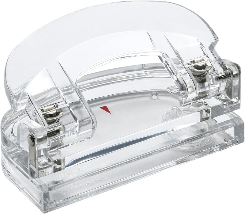 OSCO P3078A Lyukasztó Átlátszó Akril Irodai Eszköz - hole punch