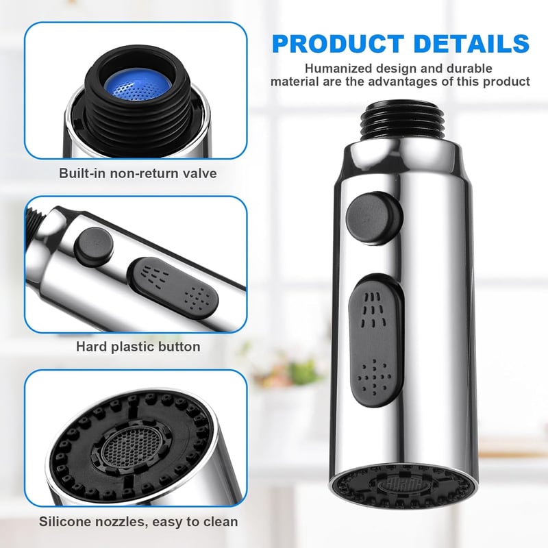 OSDUE 3 módú csapszűrő 360° forgatható vízspórlóval M22 M24 adapter