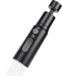 OSDUE 3 módú csapszűrő M22/F24 adapterrel, 360° forgatható vízspórlóló fekete 8