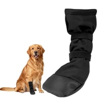 Pantofi pentru câini OSDUE mărimea L - Ghete impermeabile antiderapante pentru protecția lăbuțelor și recuperare după răni, încălțăminte de protecție pentru câini cu arici reglabil 8