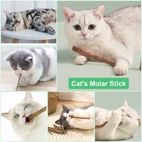 Set 32 bețe de mestecat cu iarba-mâței OSDUE - Bețe de Matatabi pentru pisici, îngrijire dentară și combaterea respirației urât mirositoare, jucărie naturală și sigură pentru pisici 7