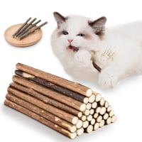 Set 32 bețe de mestecat cu iarba-mâței OSDUE - Bețe de Matatabi pentru pisici, îngrijire dentară și combaterea respirației urât mirositoare, jucărie naturală și sigură pentru pisici 9