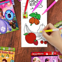 OSDUE Mini Kifestőkönyv Gyerekeknek 29 Darabos Szett Születésnapi Ajándék 4