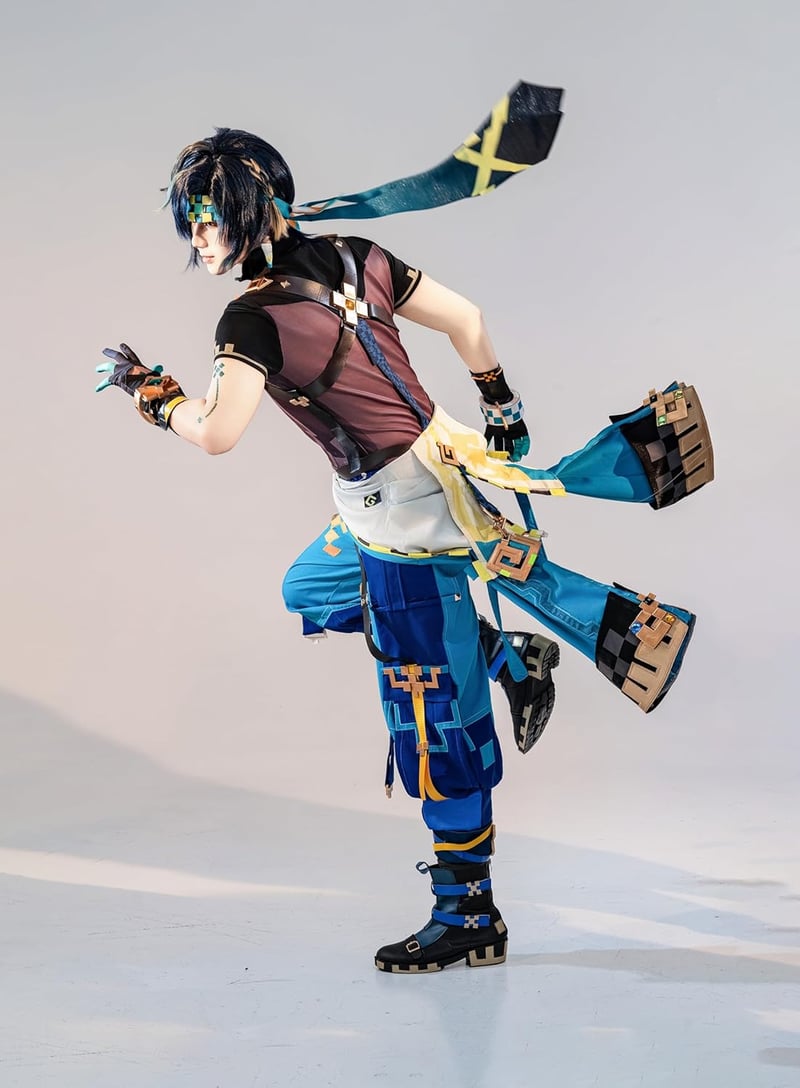 OSIAS Genshin Impact Kinich Cosplay Jelmez Ruha