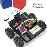 OSOYOO Mecanum kerekű robot autó Arduino szett fém vázzal távirányítóval 6