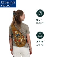 Unisex taška cez rameno Osprey Daylite, 6 l, čierna, univerzálna veľkosť 2