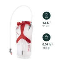 Hydratačný vak Osprey Hydraulics 1,5 l – Rezervoár na vodu na bicyklovanie a turistiku 2