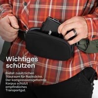 Organizator pentru rucsac Osprey Pack Pocket, căptușit, 1L, negru 3
