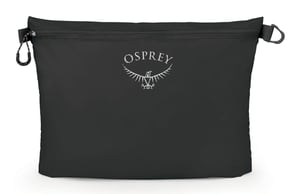 Osprey Ultralight vrećica s patentnim zatvaračem, 7 L, crna, veličina L - lagana torba za pohranu za planinarenje