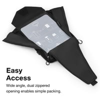 Osprey Ultralight Garment Folder ruhaszervező táska - Fekete, 6L kapacitás, utazáshoz 4
