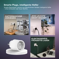 Osram Alexa pametna utičnica Matter preko WiFi-a, 2300 W, za povezivanje običnih uređaja u pametni dom, pakiranje od 1 kom. 4