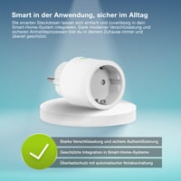 Osram Alexa pametna utičnica Matter preko WiFi-a, 2300 W, za povezivanje običnih uređaja u pametni dom, pakiranje od 1 kom. 6